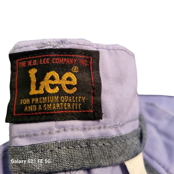 Lee Lavender Flat Front Casual Shorts with Belt Loops, Size 12, Never Worn - Picture 3 of 4